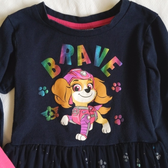 nickelodeon paw patrol bundle zip-up hoodies & tulle dress 2T toddler girls - Picture 7 of 16